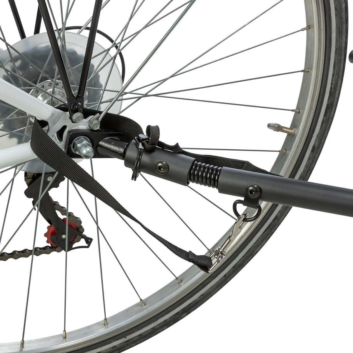 Trixie Cykelvagn  svart/röd 